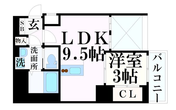 元町駅 徒歩7分 2階の物件間取画像